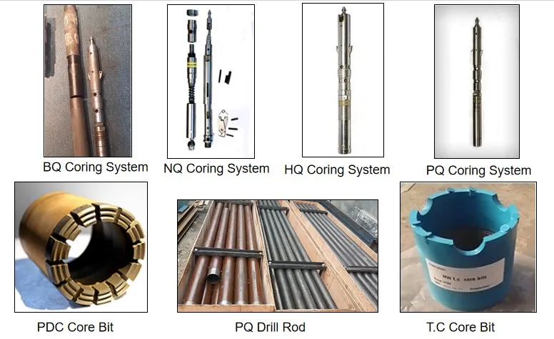 Máy khoan lõi thủy lực đầy đủ Xy-3 Hq 7