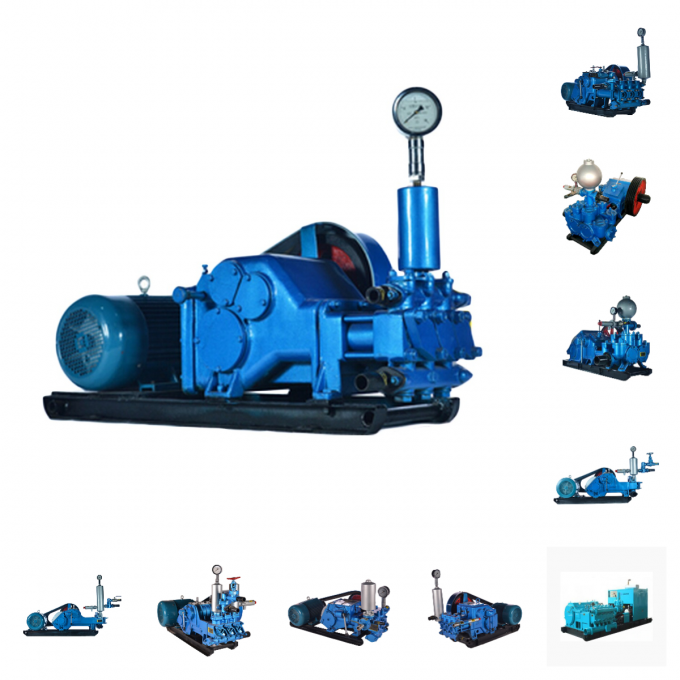Ti&ecirc;u chuẩn API Bw Triplex Piston Mud Pump 15kw Điện v&agrave;o cho c&ocirc;ng nghiệp 1