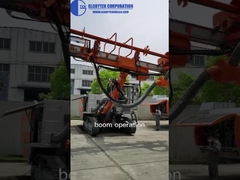 Thiết bị khoan đá thủy lực DTH với máy nén khí Độ sâu 35m