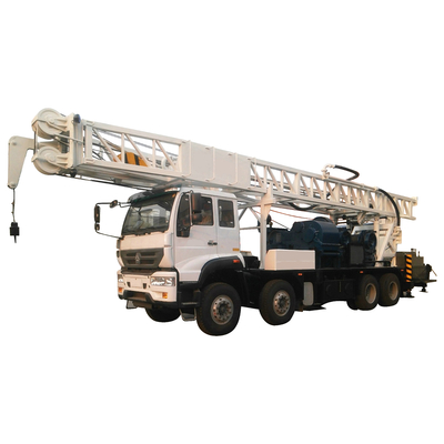 Chất lượng  Borehole Water Well Drill Rig 600m Truck Mounted With Mud Pump nhà máy