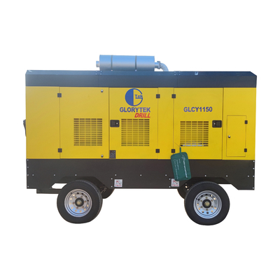 Công cụ giàn khoan GLORYTEK Động cơ diesel Máy nén khí điều khiển di động cho công nghiệp