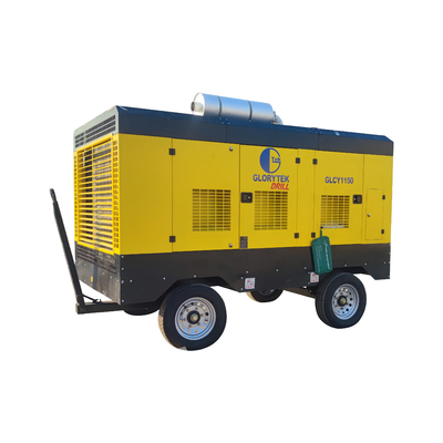 Công cụ giàn khoan GLORYTEK Động cơ diesel Máy nén khí điều khiển di động cho công nghiệp