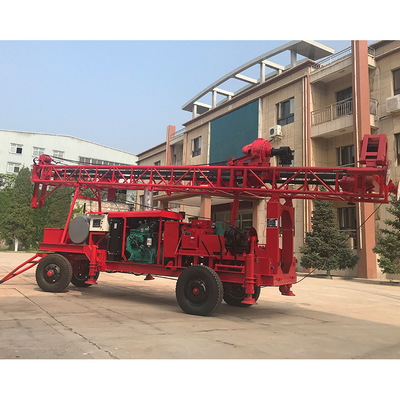 Máy khoan quay bùn loại rơ moóc, Máy khoan lỗ di động Độ sâu 400m