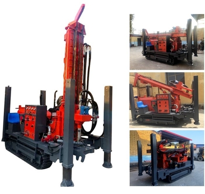 Khoáng sản 300 mét giếng nước khoan giàn khoan xe tải gắn