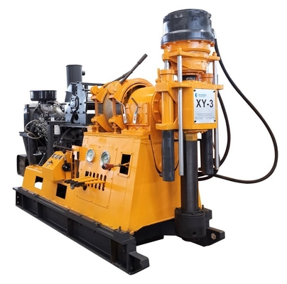 Giàn khoan lõi kim cương sâu 75mm, Thiết bị khoan thăm dò chạy bằng động cơ diesel
