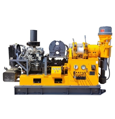 Giàn khoan lõi kim cương sâu 75mm, Thiết bị khoan thăm dò chạy bằng động cơ diesel