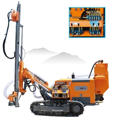 DTH Xuống lỗ khoan búa Máy khoan bánh xích Loại khí nén cho đá