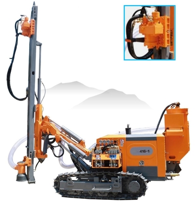 DTH Xuống lỗ khoan búa Máy khoan bánh xích Loại khí nén cho đá