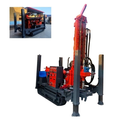 Máy khoan giếng công nghiệp hoàn toàn thủy lực Loại được theo dõi cho 200m giếng