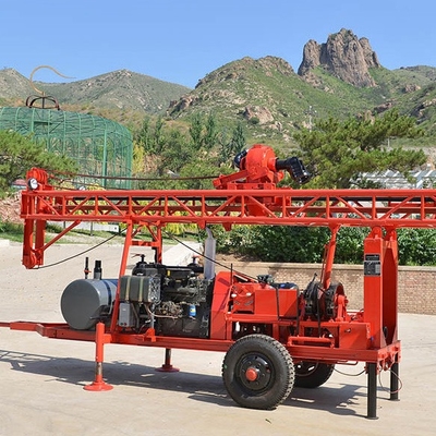 Giếng khoan nước Giếng khoan Rig Trailer gắn sâu 250m cho giếng sâu