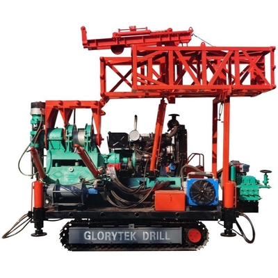 Máy khoan giếng sâu XY-4 700m với khung gầm bánh xích thép