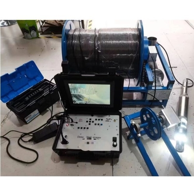 Camera kiểm tra giếng nước sâu xoay 360 độ với màn hình độ sáng cao 12 inch