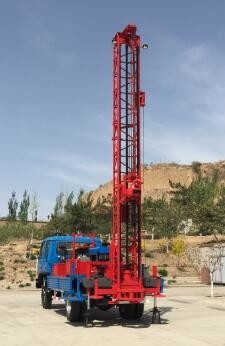 Máy khoan lỗ khoan gắn trên xe tải nhỏ gọn CE 100m 150m 200m 300M 400M