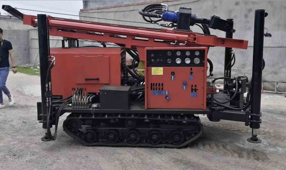 Máy khoan giếng nước Dth CE Loại bánh xích 180 mét