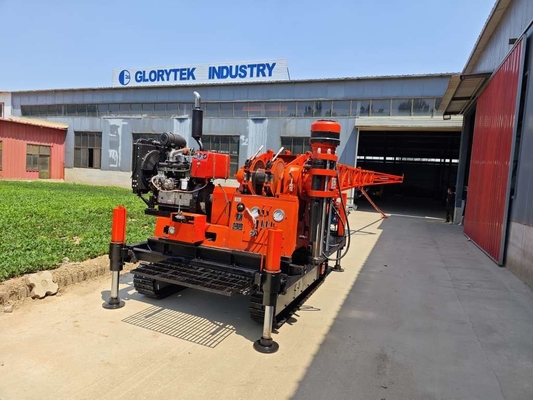 Máy khoan thăm dò khoáng sản bánh xích Glxy-2t di động Lõi lỗ khoan 500m