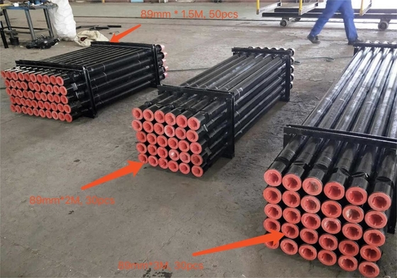 Ống khoan giếng nước 89mm cường độ cao với 2-3 / 8 Api Reg hoặc nếu có ren