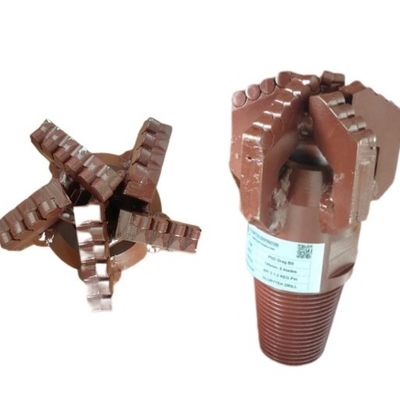 Đơn vị kích thước Pdc khoan bit bước loại đá mềm khoan với 5 cánh