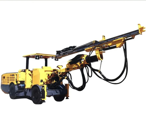 120° Swing Of Moving Boom Dầu khoan dọc Jumbo mạnh mẽ cho đường kính 4-12 trục