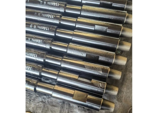 Carbon Steel Water Well Drill Rod 114mm Diameter cho RTD69 khoan giếng nước