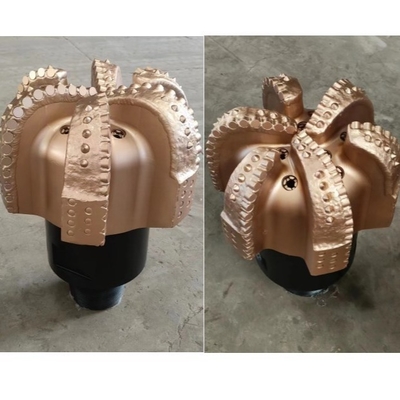 Thép thân PDC khoan bit với 6 lưỡi và 9 vòi cho độ cứng hình thành khác nhau