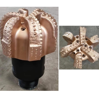 Thép thân PDC khoan bit cho mềm để hình thành cứng 6 lưỡi dao tùy chỉnh API nối dây thông thường