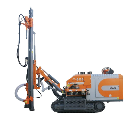 Hệ thống xử lý ống khoan tự động 80 rpm Rigs khoan đá sâu 114mm