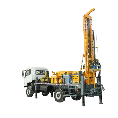 Giàn khoan giếng nước thủy lực gắn trên xe tải GL500T 500m