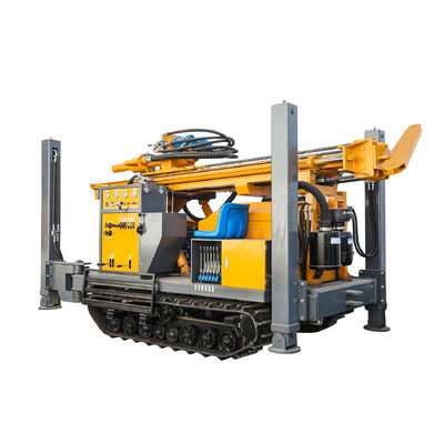 Full Hydraulic GL180R Rubber Crawler Water Well Drill Rig