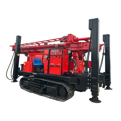 GL350S Crawler Water Well Drill / Drilling Rig cho độ sâu khoan 350m và đường kính lỗ 105-325mm