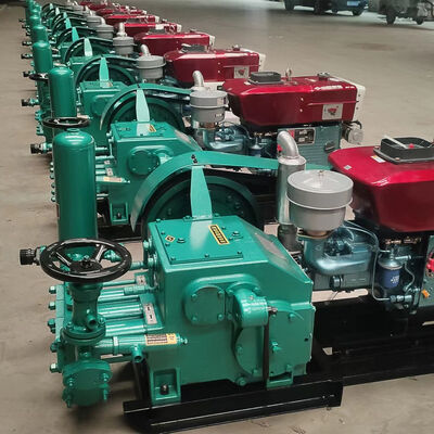 High Quality Horizontal Three Cylinder Reciprocating Single Acting Piston Pump for Core Drilling