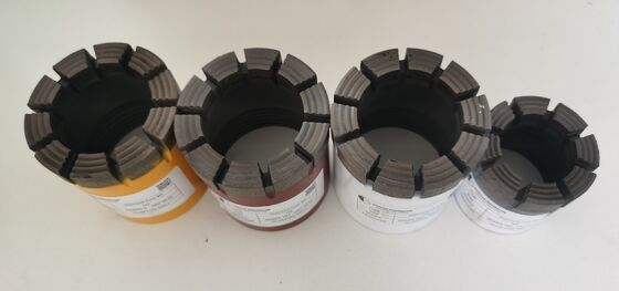 Thông số kỹ thuật đầy đủ BQ/NQ/HQ/PQ Wireline Coring Diamond Core Bit với tuổi thọ dài cho thăm dò khai thác mỏ