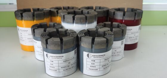 Thông số kỹ thuật đầy đủ BQ/NQ/HQ/PQ Wireline Coring Diamond Core Bit với tuổi thọ dài cho thăm dò khai thác mỏ