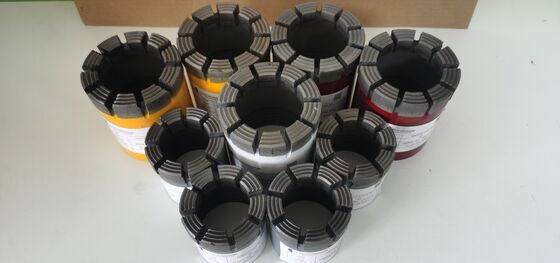 Thông số kỹ thuật đầy đủ BQ/NQ/HQ/PQ Wireline Coring Diamond Core Bit với tuổi thọ dài cho thăm dò khai thác mỏ