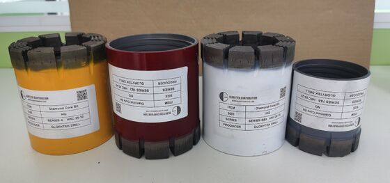 Thông số kỹ thuật đầy đủ BQ/NQ/HQ/PQ Wireline Coring Diamond Core Bit với tuổi thọ dài cho thăm dò khai thác mỏ