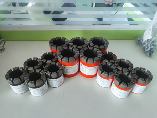 Thông số kỹ thuật đầy đủ BQ/NQ/HQ/PQ Wireline Coring Diamond Core Bit với tuổi thọ dài cho thăm dò khai thác mỏ