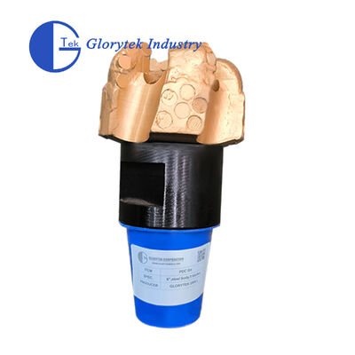 6 inch PDC khoan bit 5 Blade thép hoặc cơ thể ma trận cho các dự án khai thác mỏ