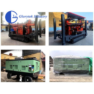 Loại bánh xích Máy khoan giếng sâu 200m Máy khoan giếng nước GL200S