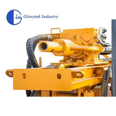 GL180R Rubber Crawler Borehole Water Well Drill Rig Drilling 180M Depth 