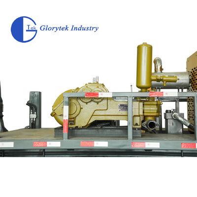 Truck thủy lực đầy đủ được gắn loại lỗ khoan nước khoan / khoan khoan, độ sâu 500m, đường kính lỗ 105-350mm
